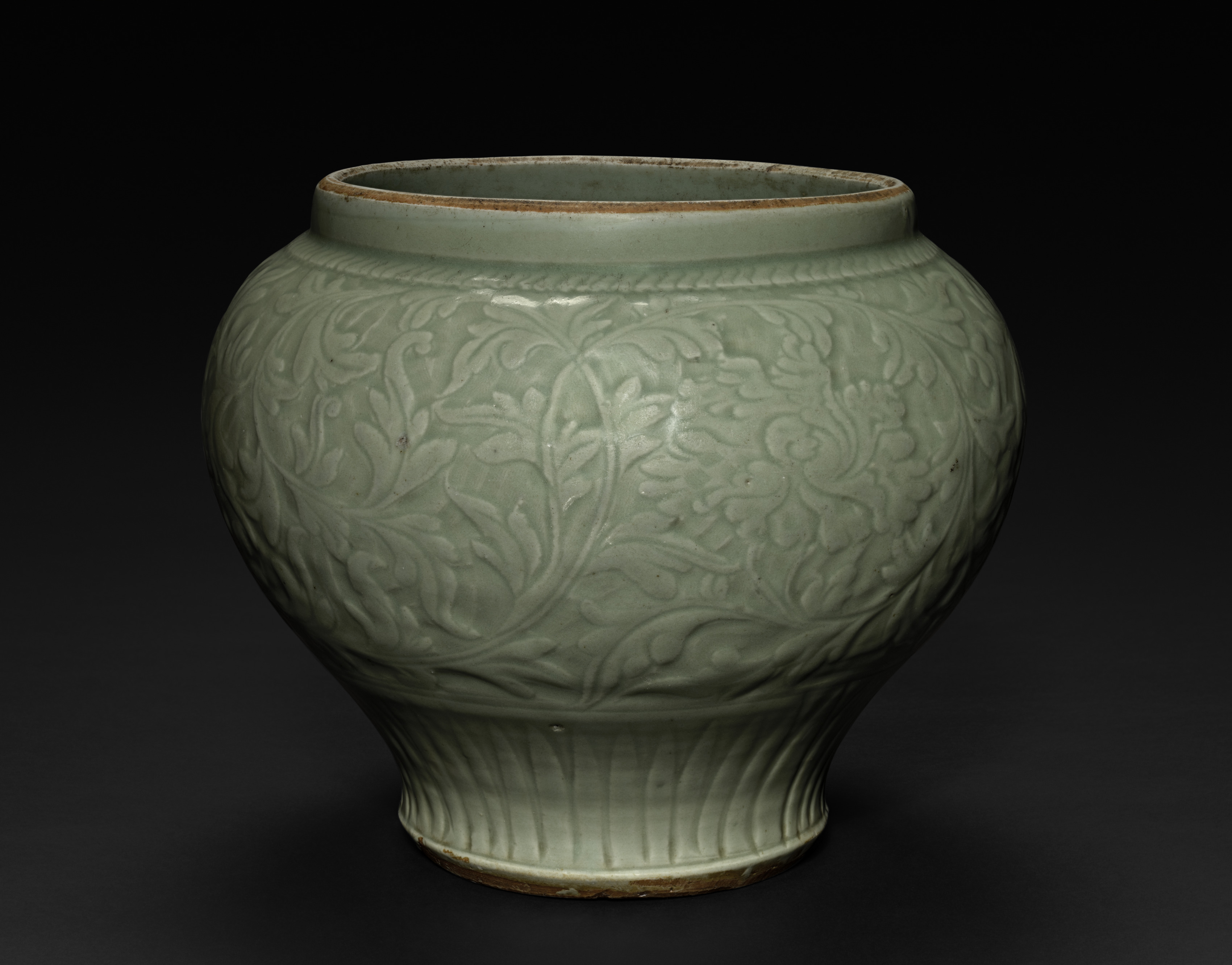 Jar:  Celadon Ware