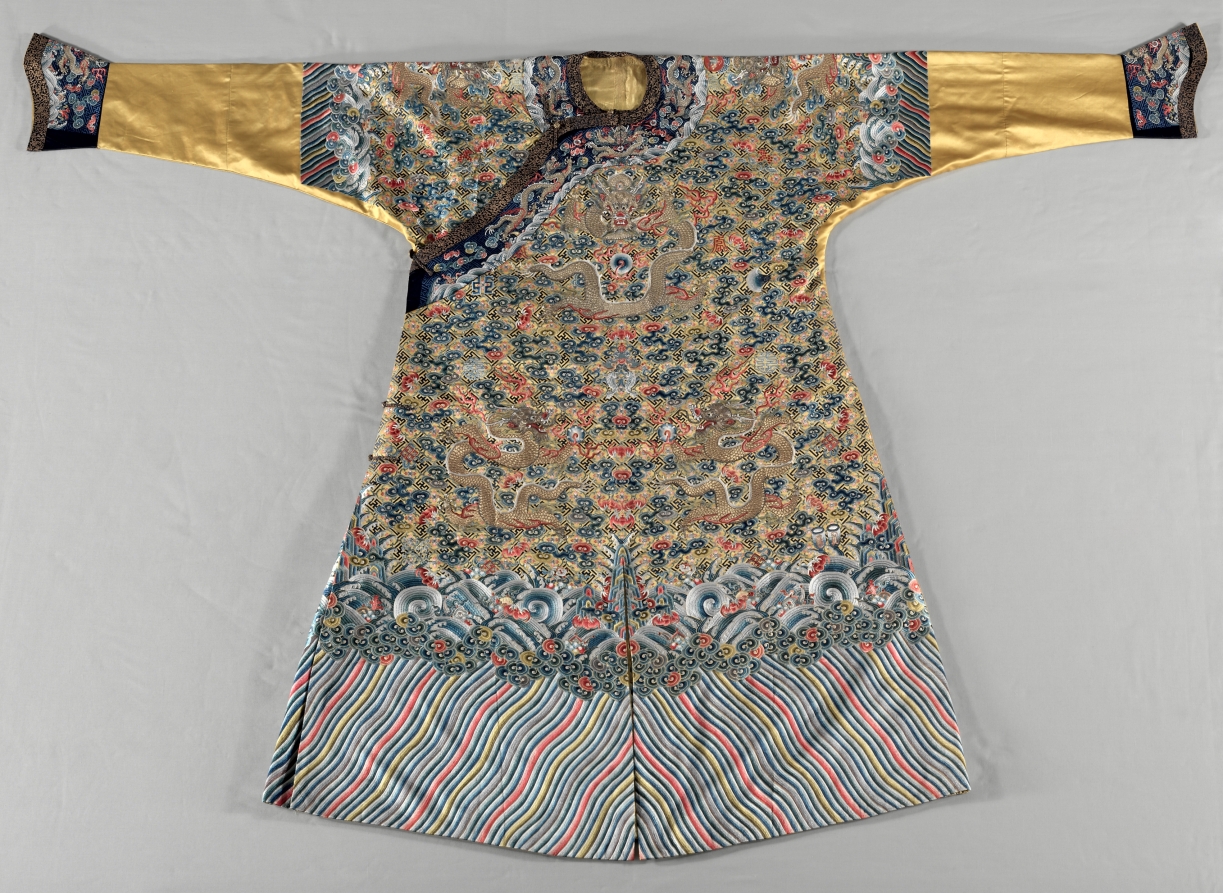 Semi-formal Court Robe (Jifu) China, Qing dynasty (1644-1911), Jiaqing ...