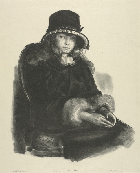 Anne in a Black Hat