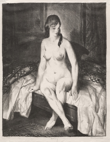 Evening, Nude on a Bed