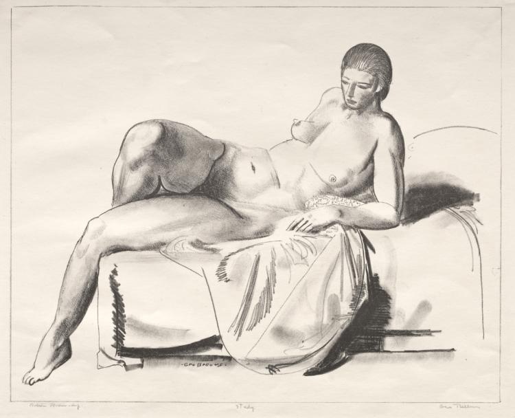 Nude Study, Classic on a Couch