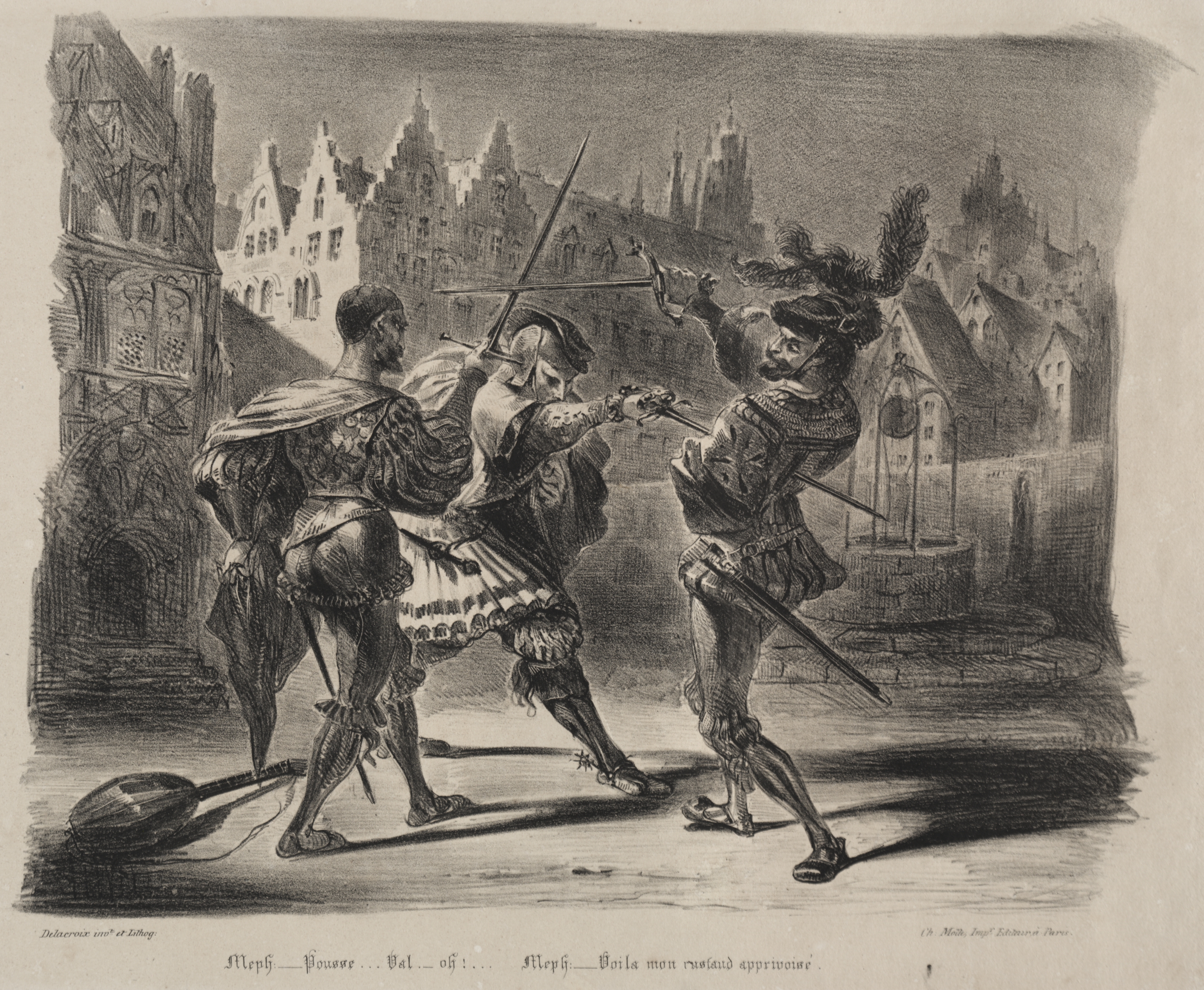 Illustrations for Faust: Duel of Faust and of Valentin