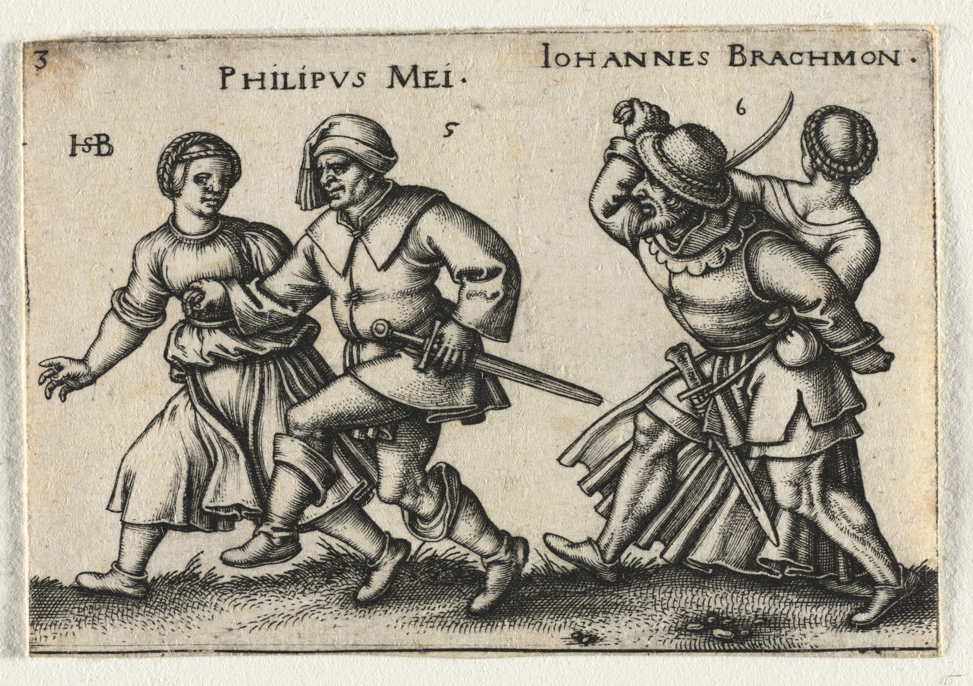 The Peasant Wedding or the Twelve Months:  5-Philipus Mei 6-Johannes Brachmon