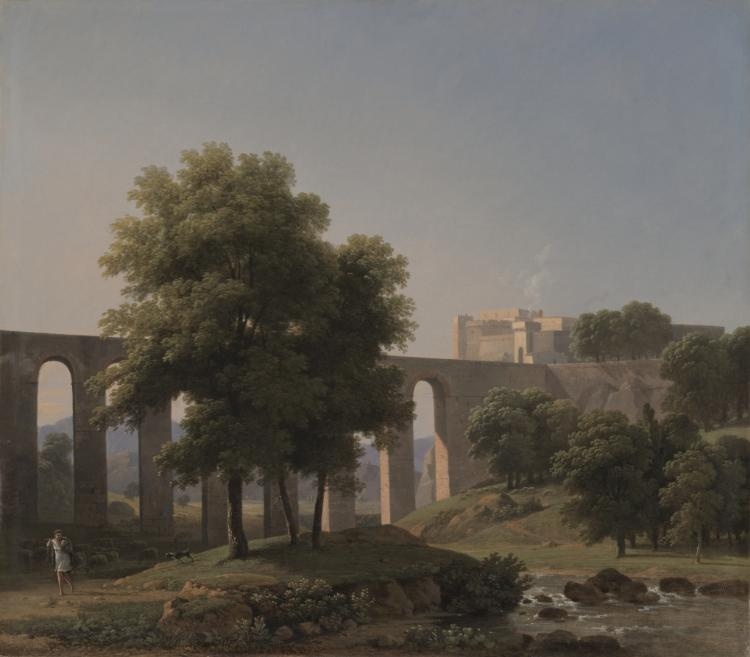 An Aqueduct Near a Fortress