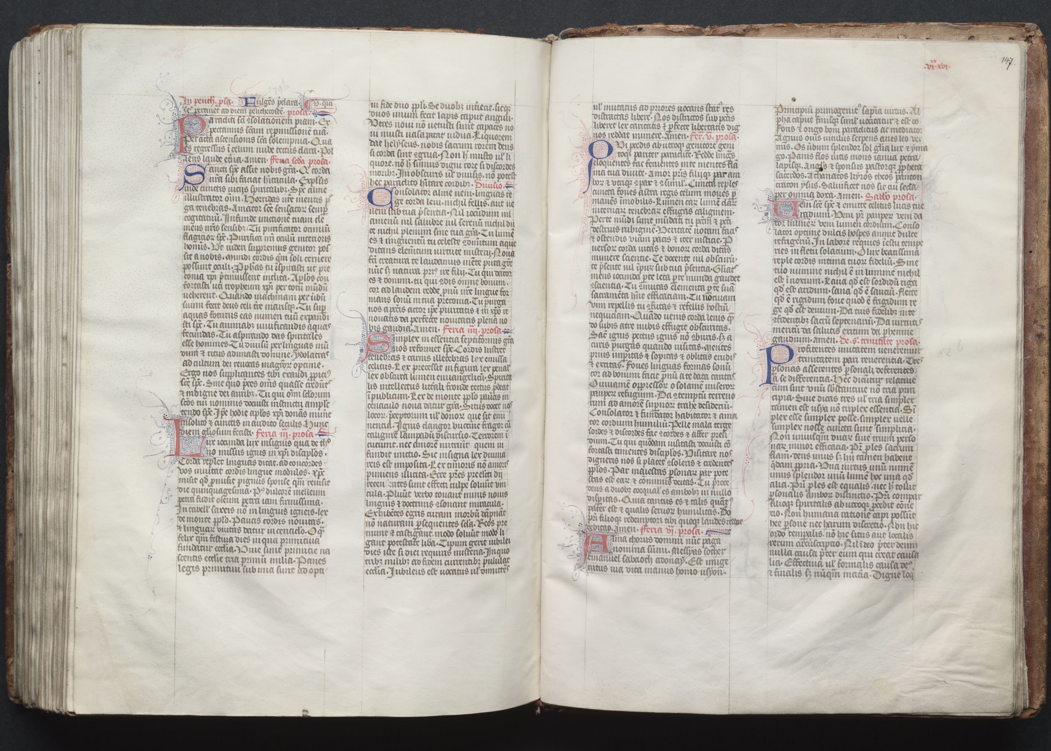 The Gotha Missal:  Fol. 146v, Text
