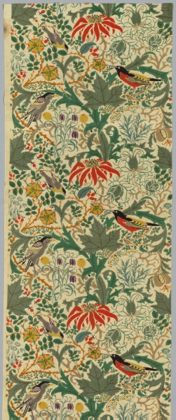 Birds and Flowers Textile