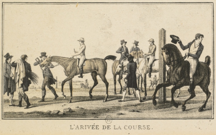 Racing Scenes: A Horse Arriving at the Race (Scènes Hippiques: Cheval arrivant de la chasse)