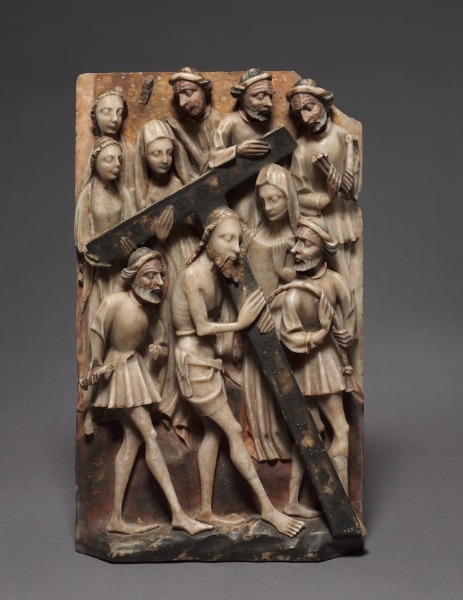 Christ Carrying the Cross (Panel from an Altarpiece)