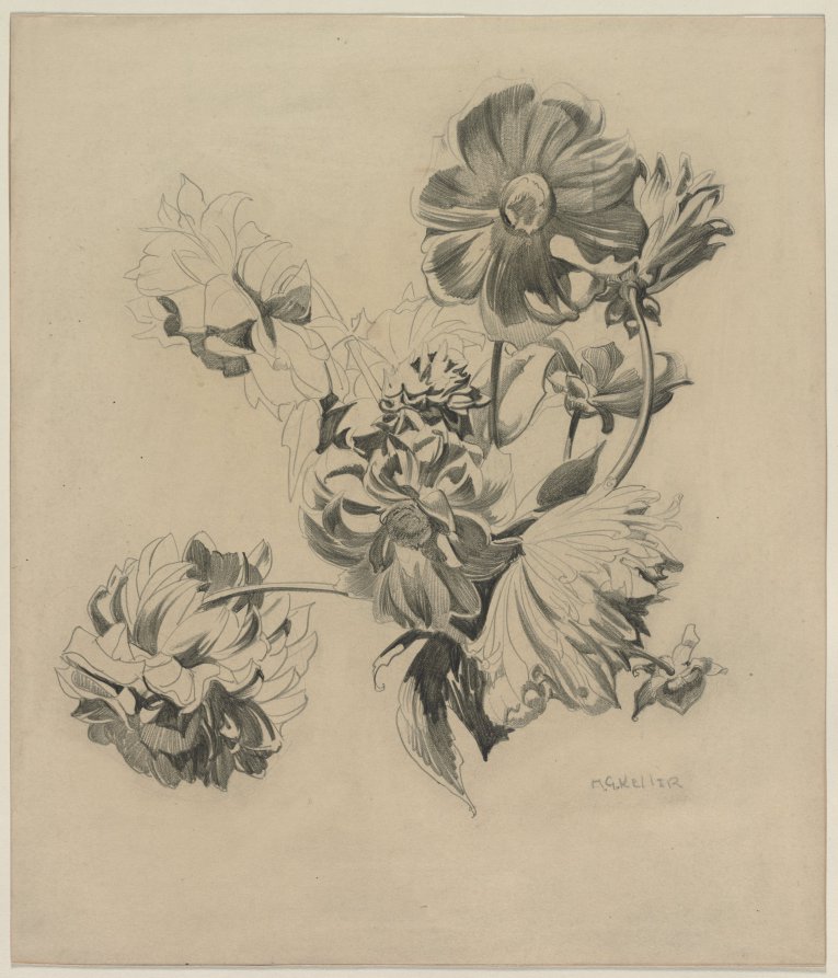 Dahlias, Henry Keller, c. 1891–1949