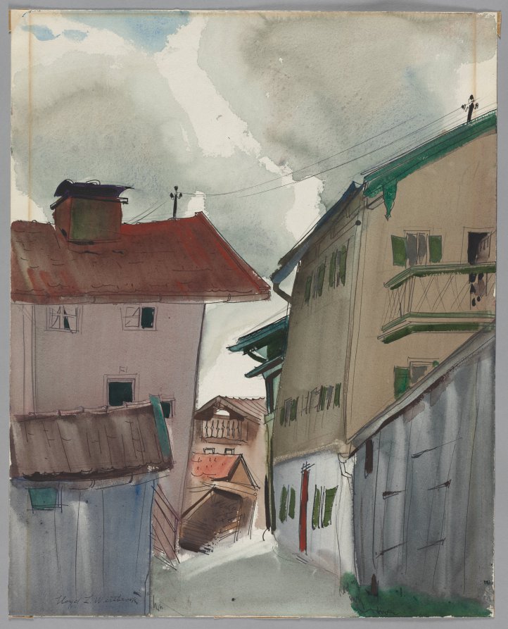 In a Swiss-German Town, Lloyd L. Westbrook, 1932