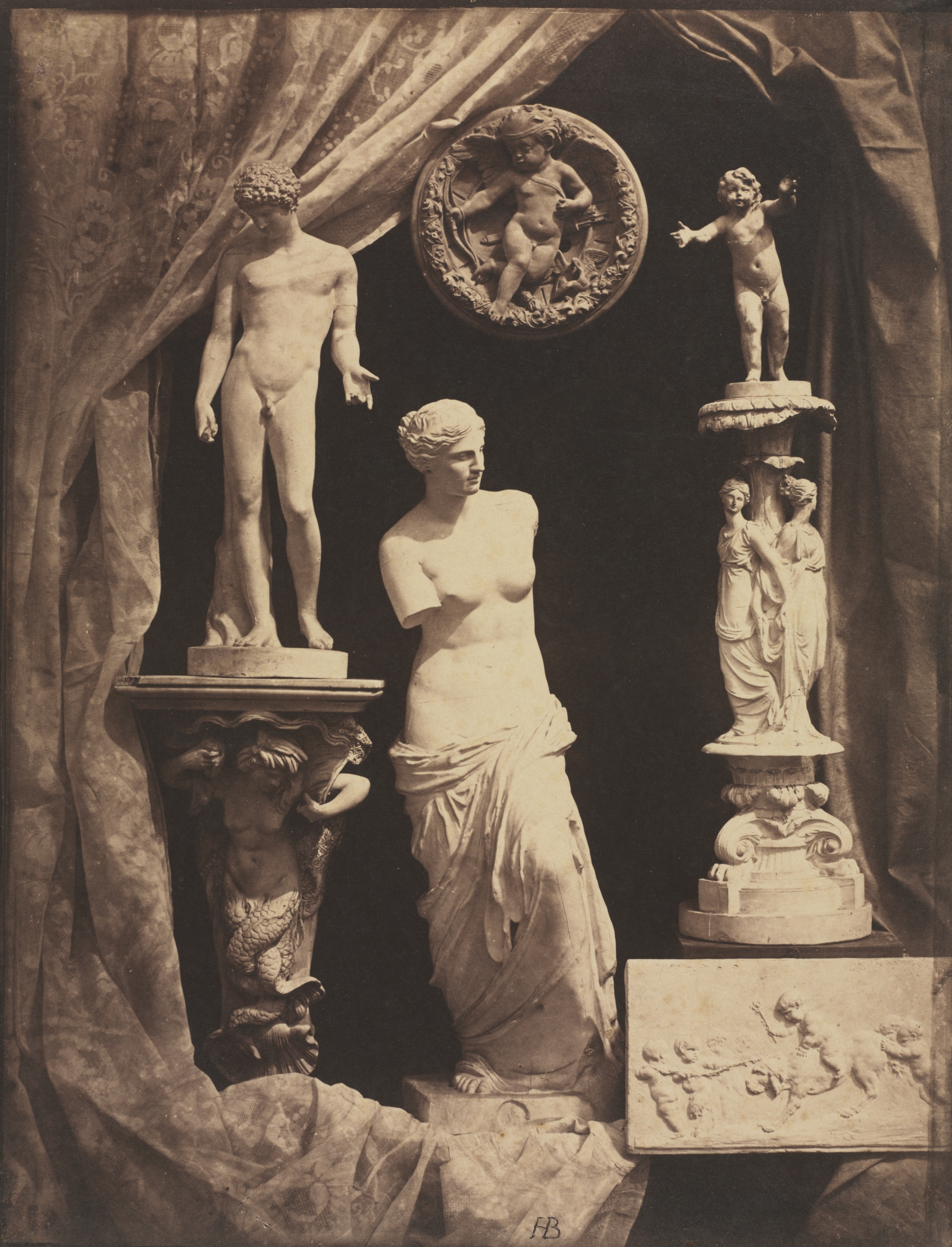 Still Life with Statuary and Drapery