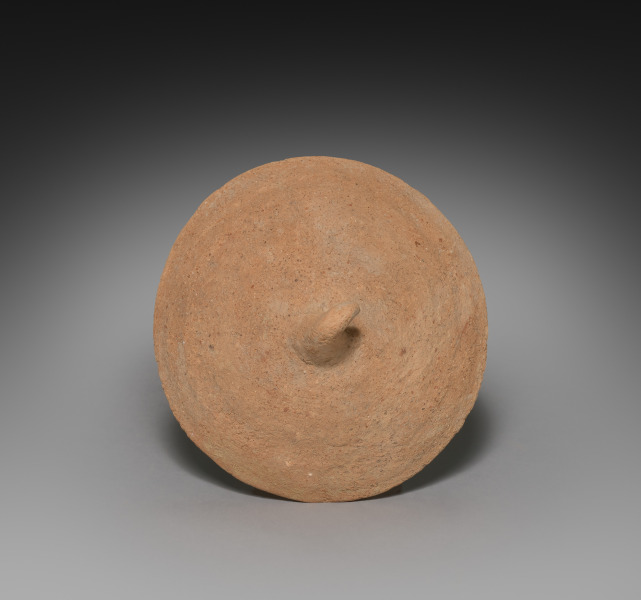 Covered Jar with Horn Handle (lid)