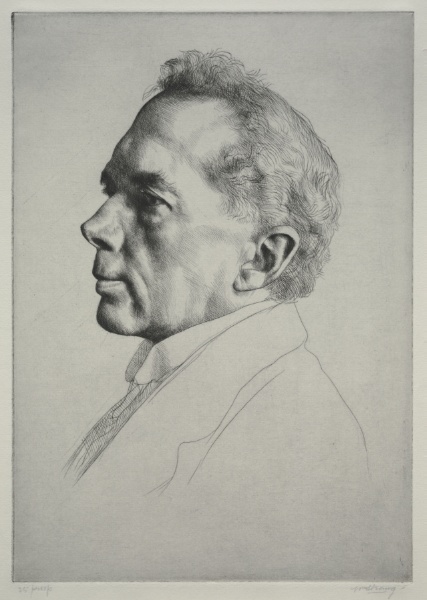 Campbell Dodgson, Profile to the Left