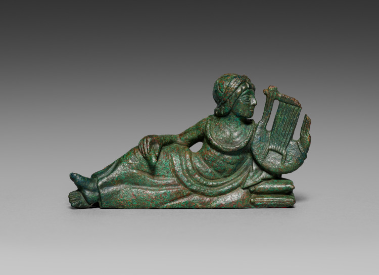 Vessel Ornament of Reclining Lyre-player