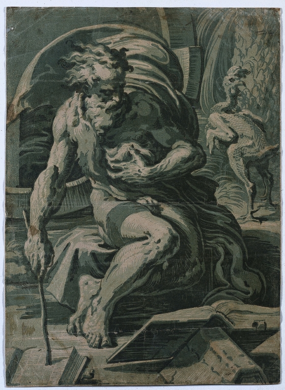 painting of diogenes