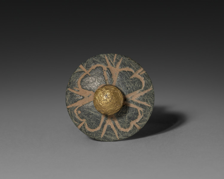 Miniature Stone Reliquary or Toilette Casket (lid)