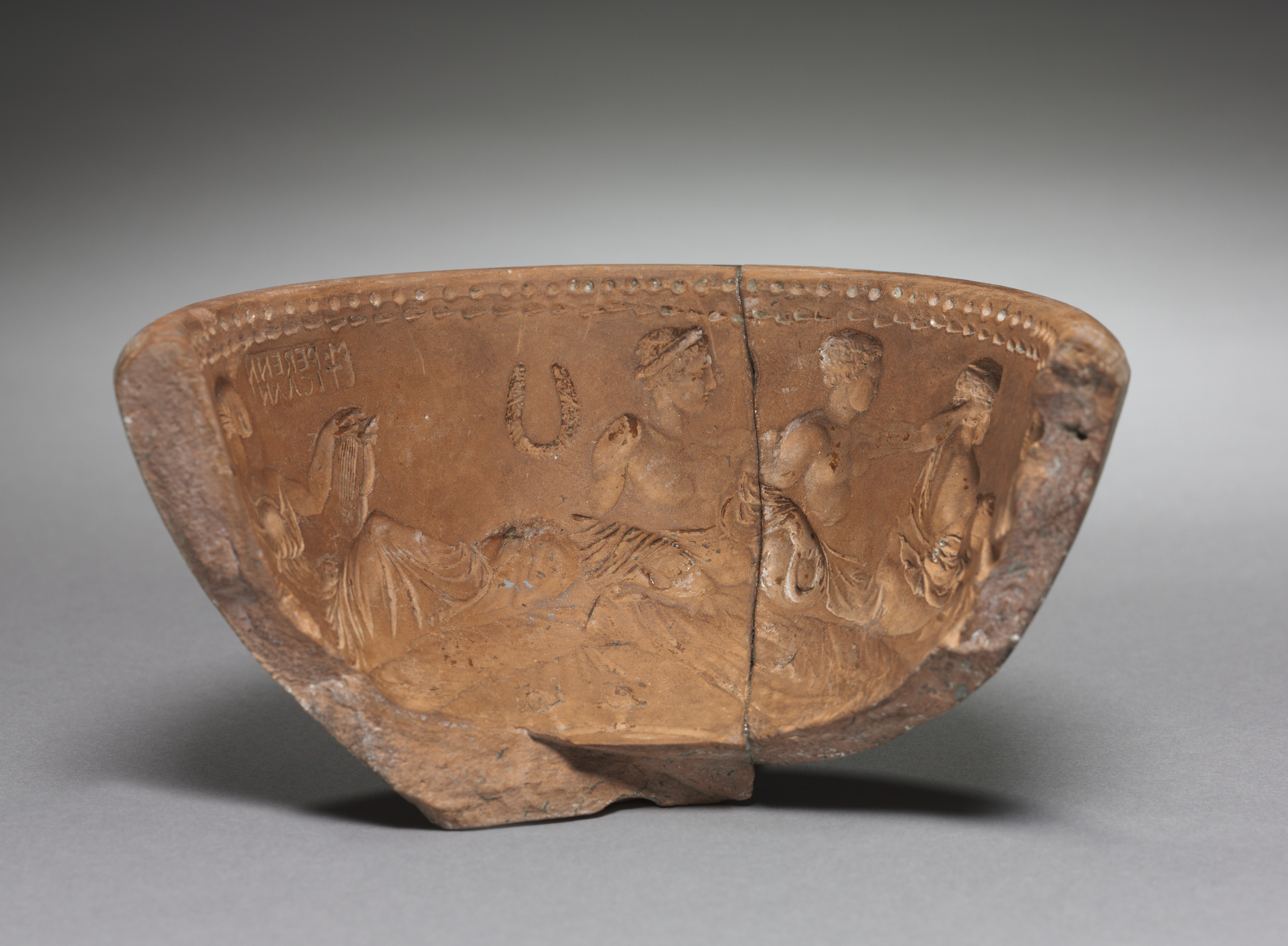 Fragment of a Mold for Arretine Bowl