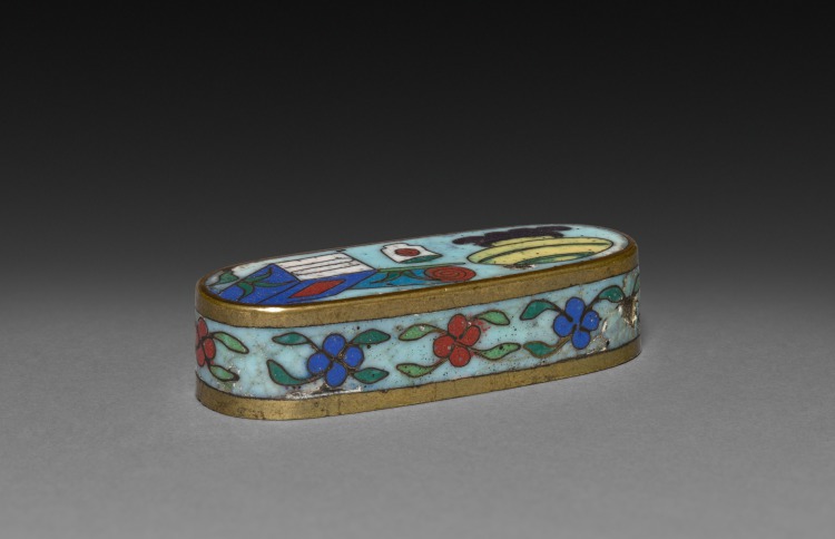 Box with Scholar's Accoutrements (lid)