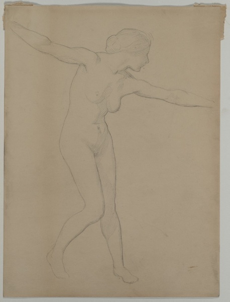 Female Nude with Outstretched Arms