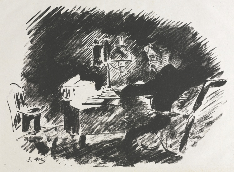 Illustration for The Raven by Edgar Allan Poe