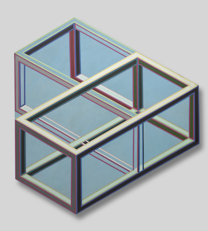Blue Rational/Irrational (right panel), Al Loving, 1969