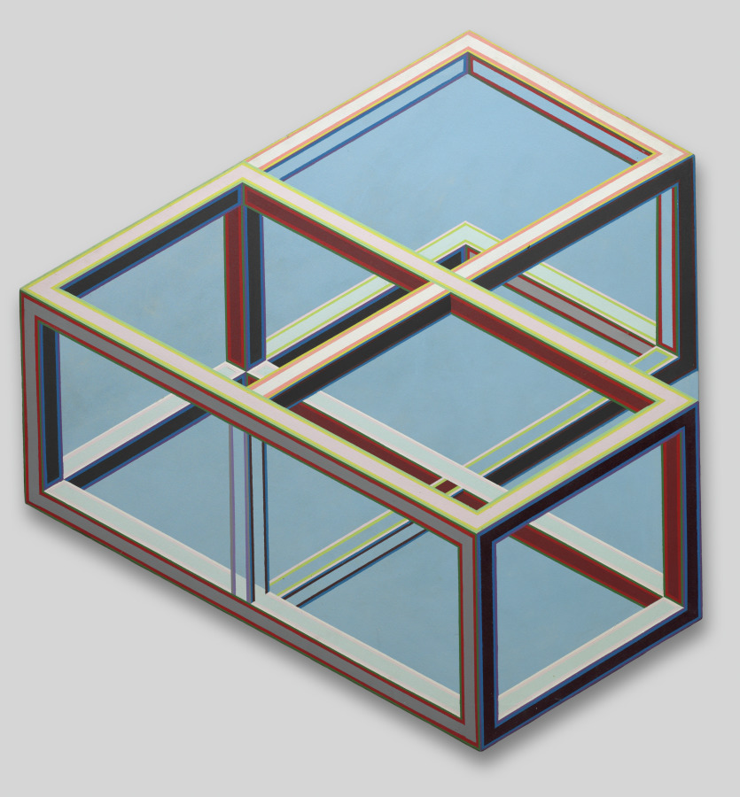 Blue Rational/Irrational (left panel), Al Loving, 1969