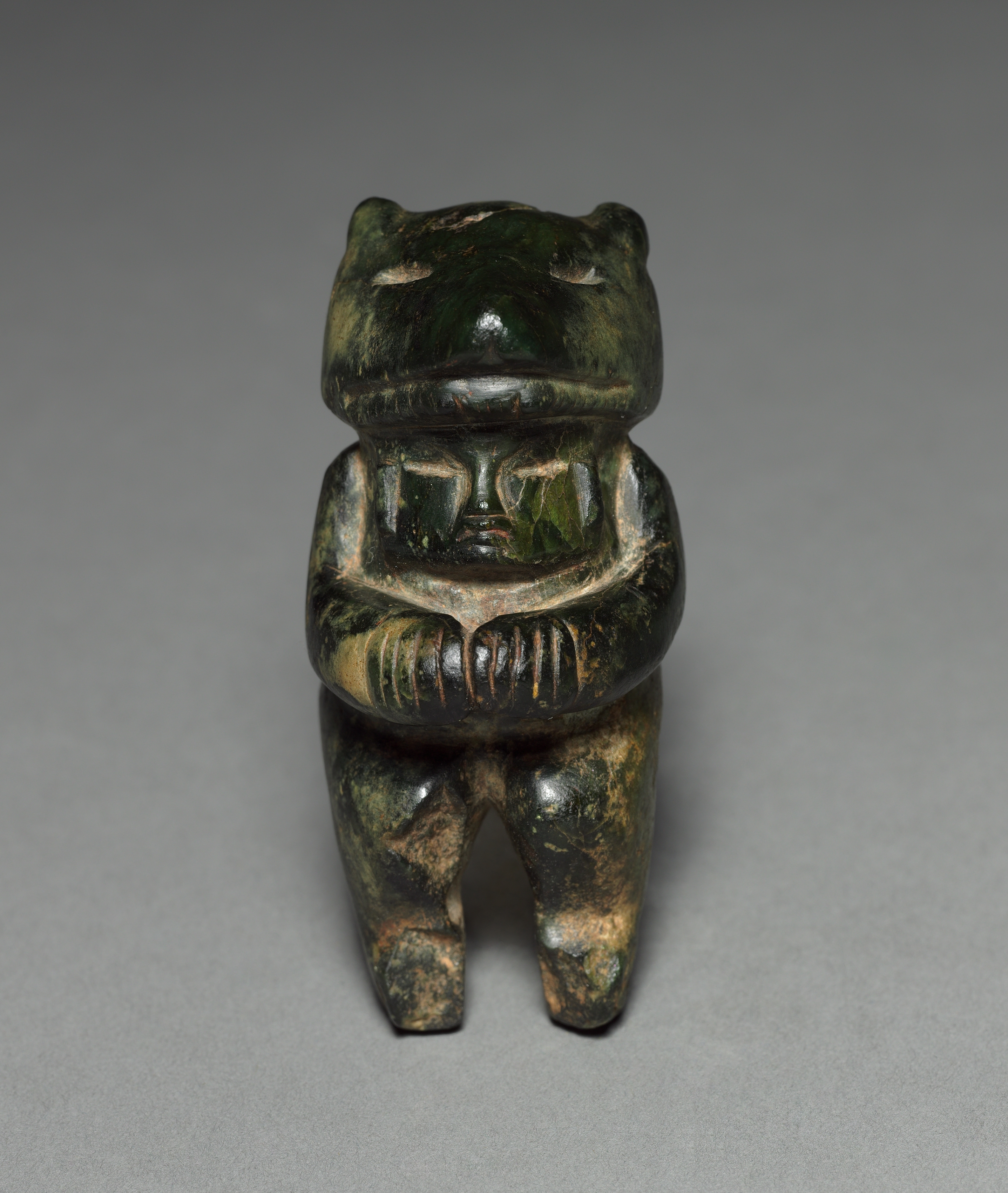 Figurine with Animal Headdress