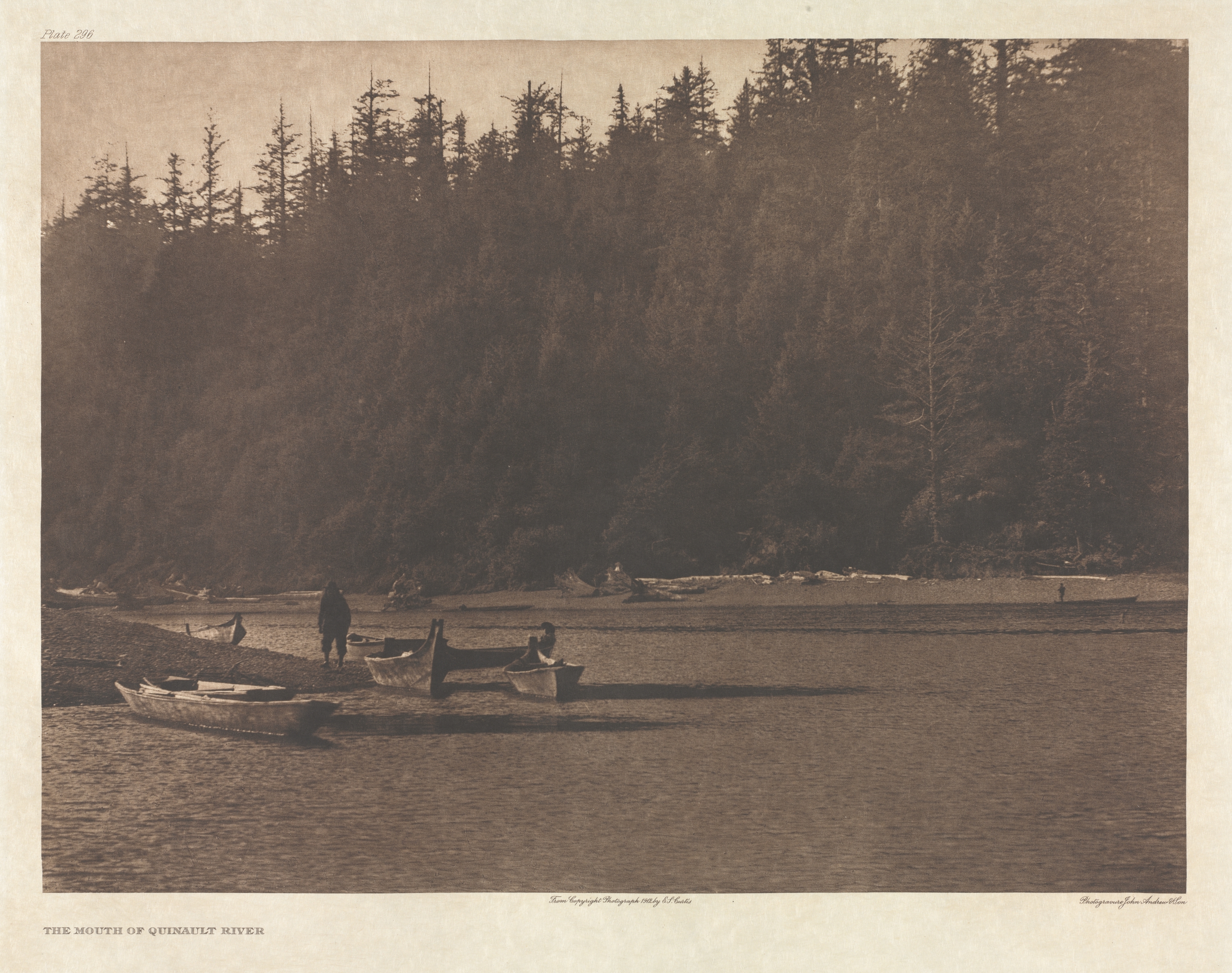 Portfolio IX, Plate 296: The Mouth of the Quinault River