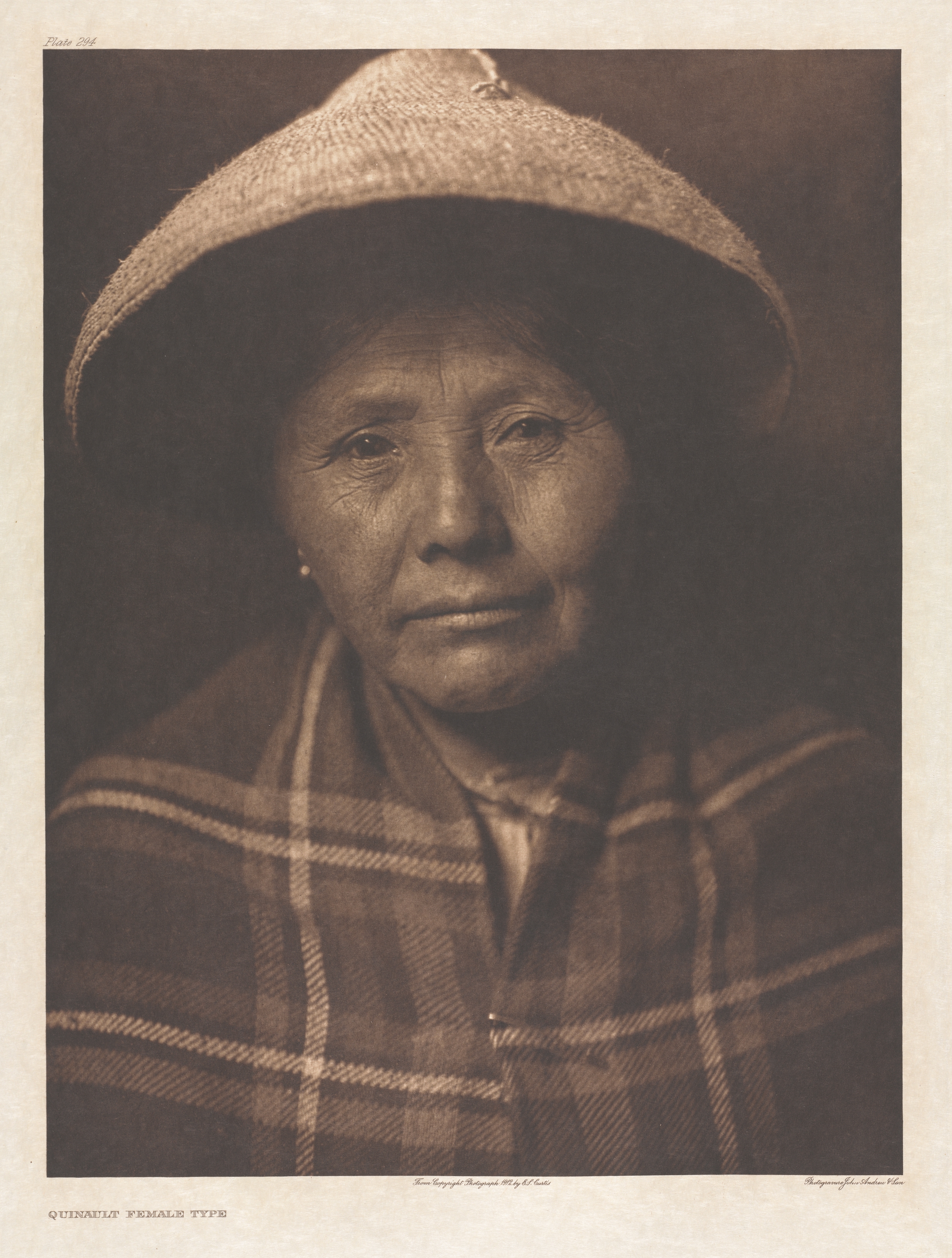 Portfolio IX, Plate 294: Quinault Female Type