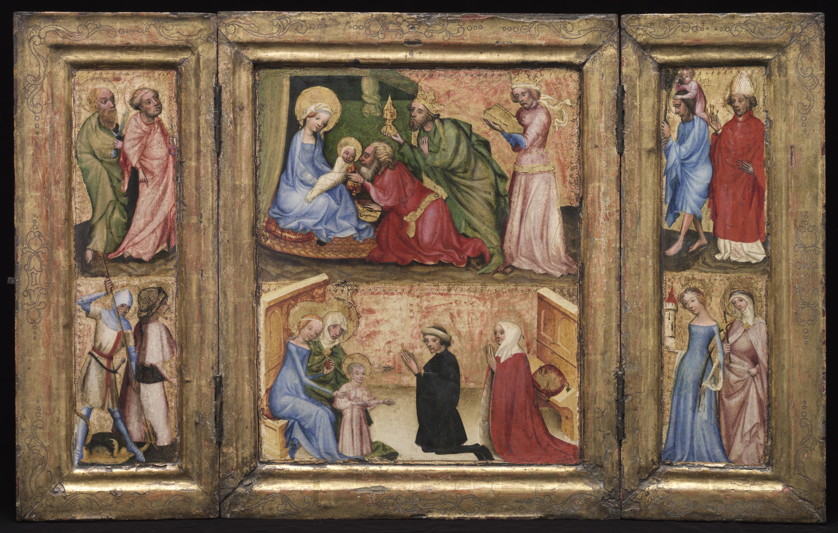 Triptych with the Adoration of the Magi 
