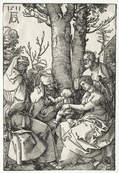 The Holy Family with Joachim and Anna