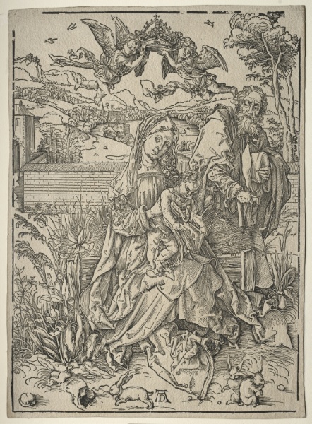 Holy Family with the Three Hares