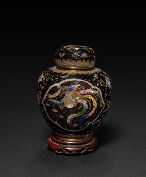 Ginger Jar with Phoenix and Dragon