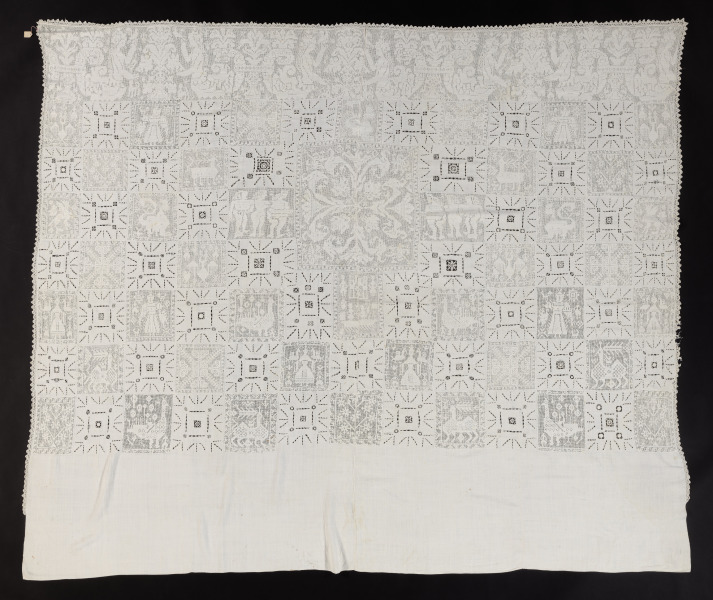 Needlepoint (Cutwork) and Bobbin Lace Cloth