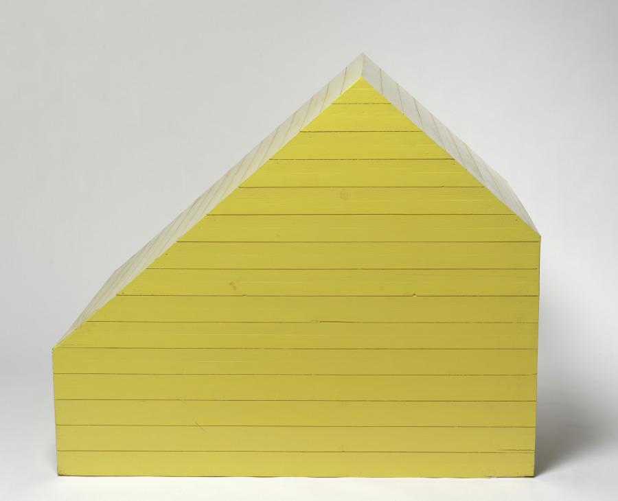 Sunset and Concrete Dock: Yellow House, Jennifer Bartlett, 1984