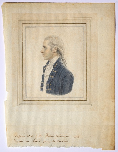 Portrait of Sir Captain West of the Dutton Indiaman
