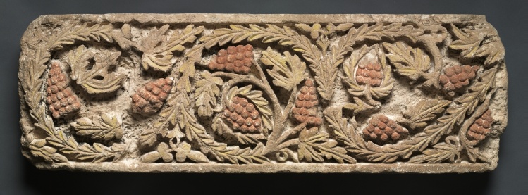 Frieze with Foliage and Grapes