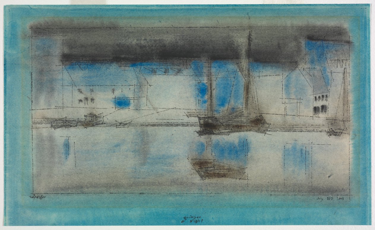 The Harbor, Лионель Фейнингер, 1943