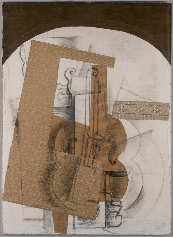 Violin, Georges Braque, early 1914