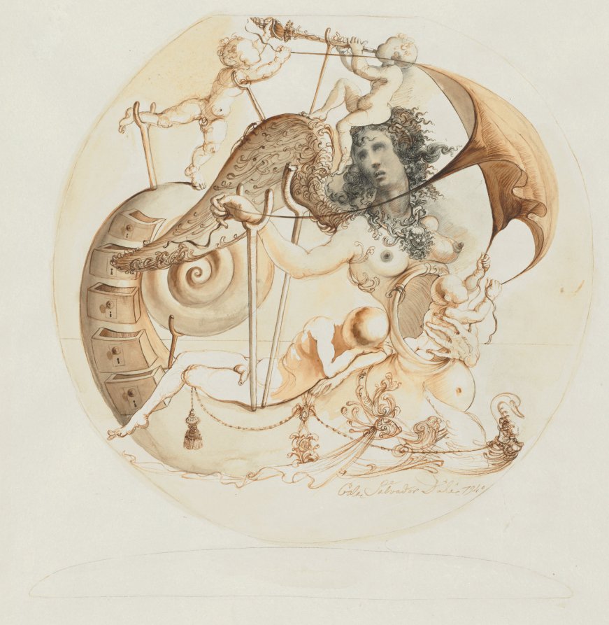 Marsupial Figure, Salvador Dalí, 1940