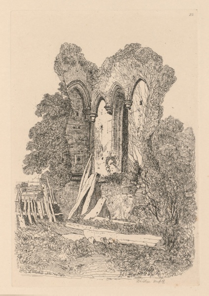 Liber Studiorum: Plate 23, Ruins at Beeston, Norfolk: No. 3