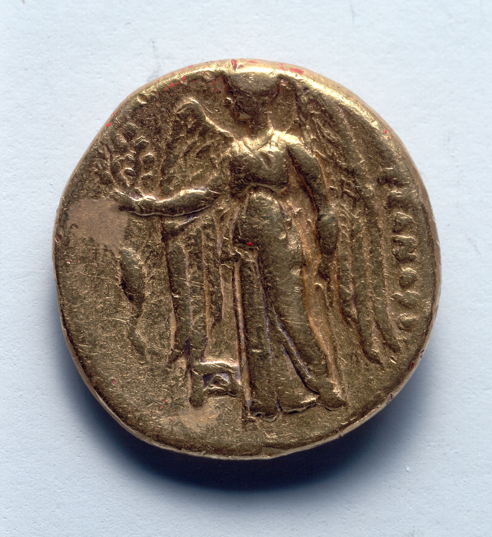 Stater: Winged Nike, l., Holding Wreath (reverse)