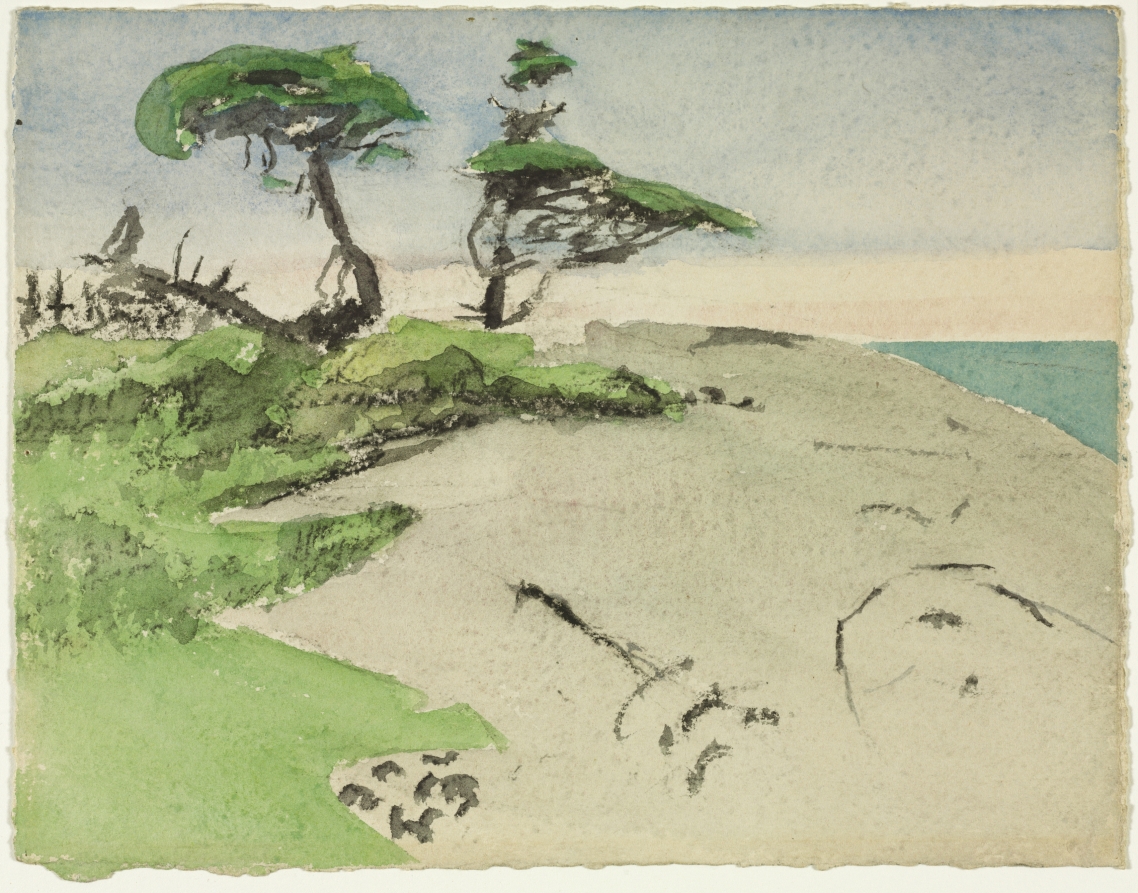 Tree and Sea, Maine, John Marin, 1919