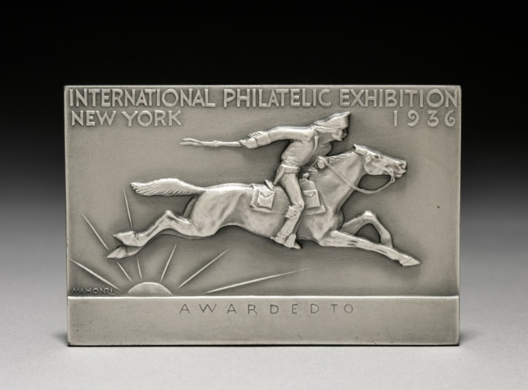 Medal: International Philatelic Exhibition, New York, 1936