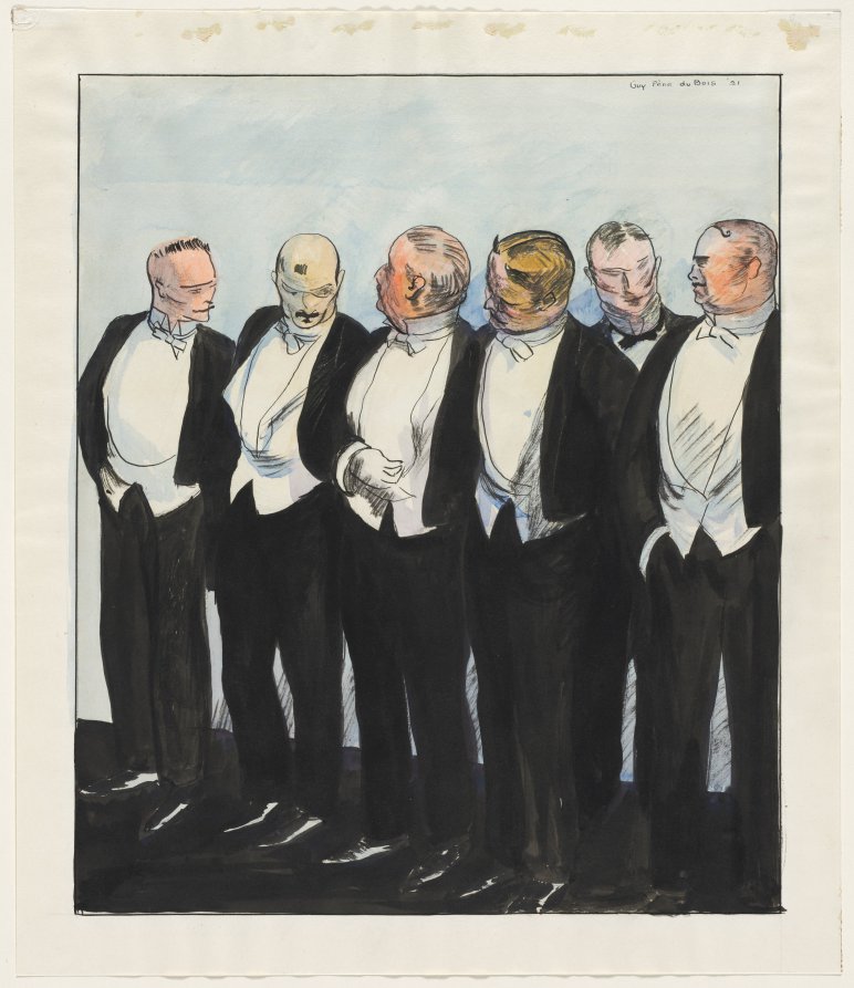 Stag Line, Guy Pène du Bois, 1921