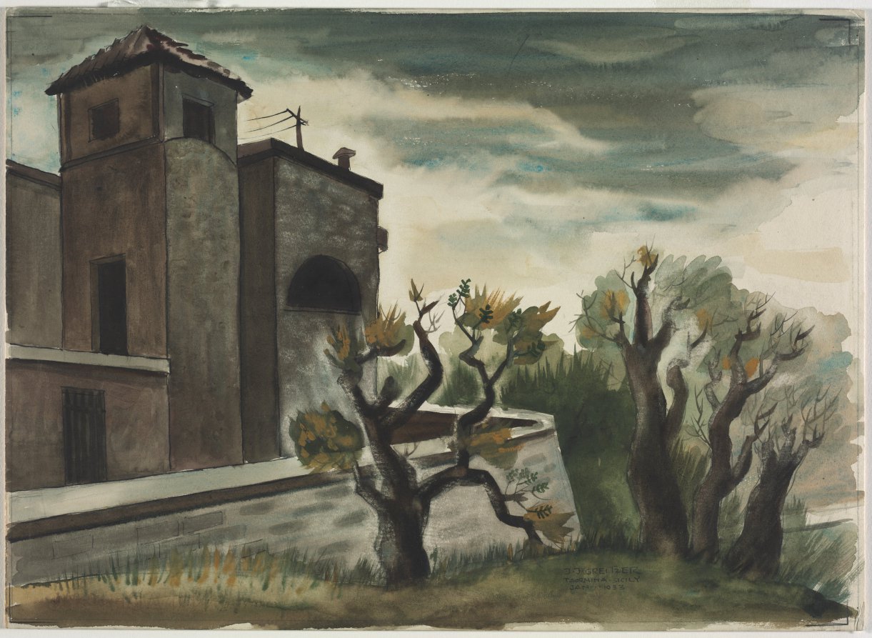 Taormina, Sicily -- Evening Gloom, Jack J. Greitzer, 1933