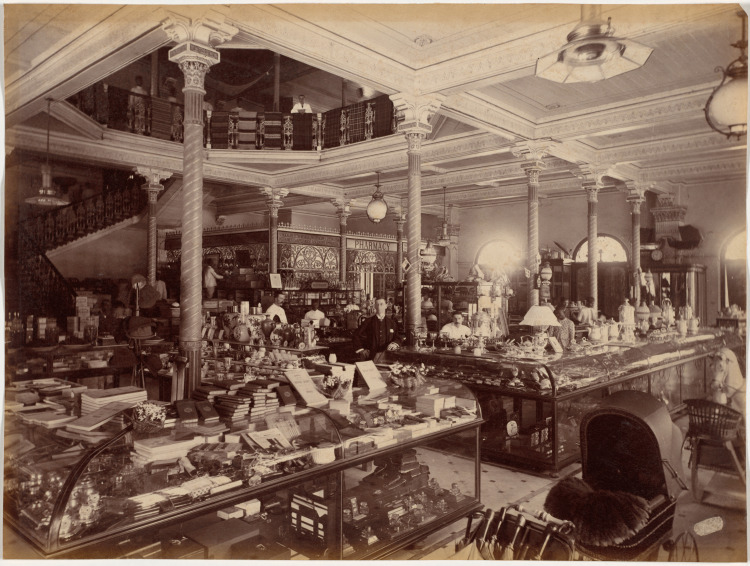 Treacher and Co.'s Shop in the Fort, Bombay