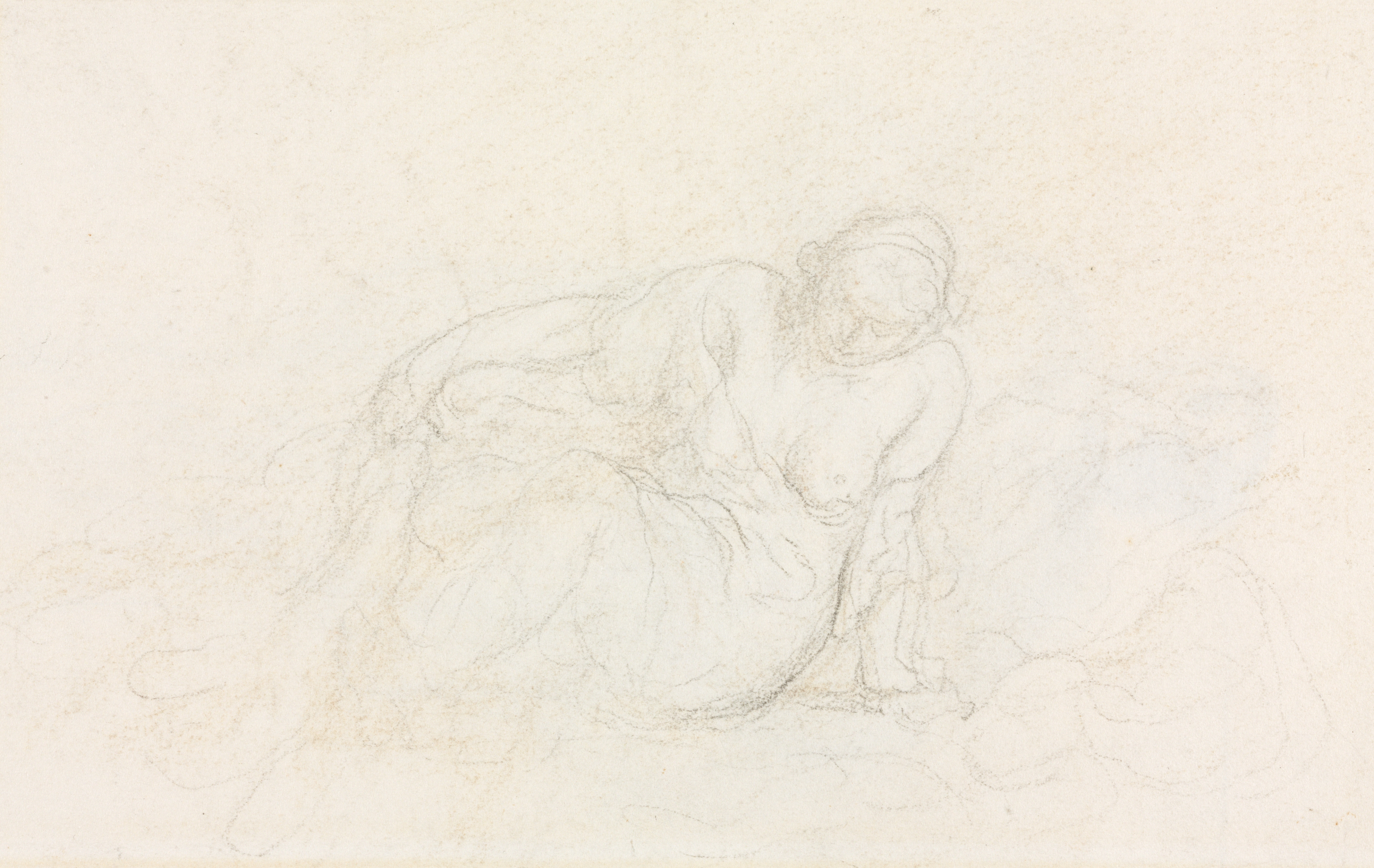 Reclining Woman Leaning on Her Arm (verso)