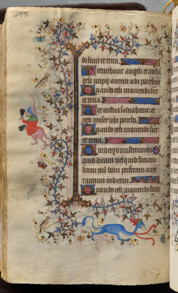 Hours of Charles the Noble, King of Navarre (1361-1425): fol. 238v, Text