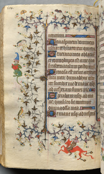 Hours of Charles the Noble, King of Navarre (1361-1425): fol. 246v, Text